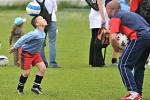 Na stadionu Lokomotivy Cheb pořádal Union Cheb soutěž o nejšikovnějšího fotbalistu.