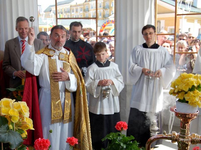 Svěcení pramenů ve Františkových Lázních