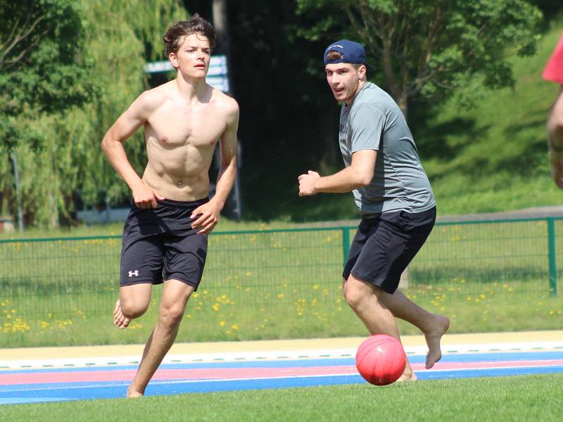 Hokejisté Stadionu Cheb v letní přípravě