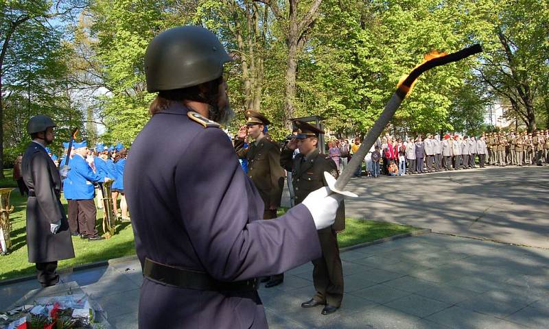 Oslavy osvobození v Chebu.