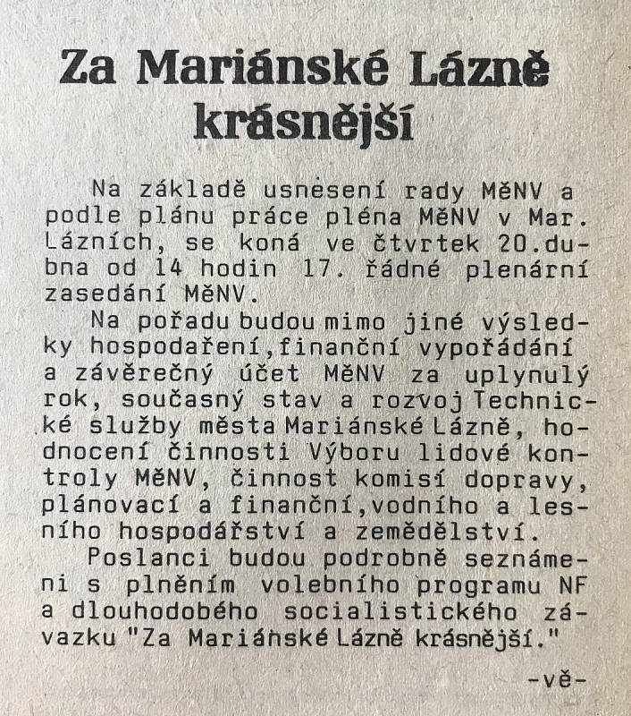 Hraničář z 18. dubna 1989.