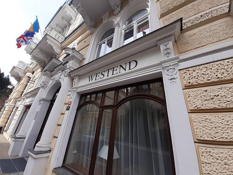 Hotel Westend v Mariánských Lázních.