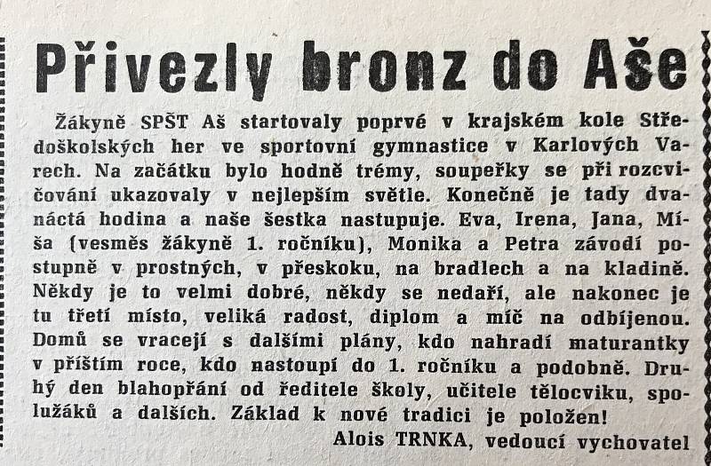 Tyto články si lidé mohli přečíst v Hraničáři, který vyšel 28. února 1989.