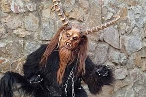 Loketský krampusák Roman Moravec.