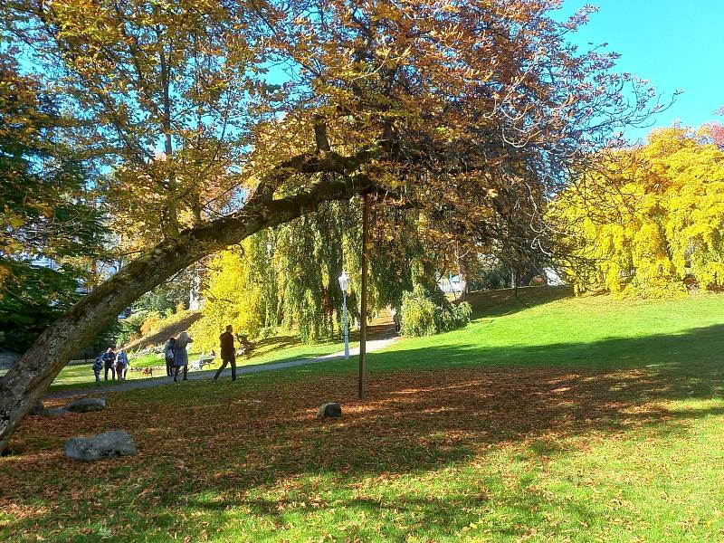 Skalníkovy sady patří k nejnavštěvovanějším v Mariánských Lázních.