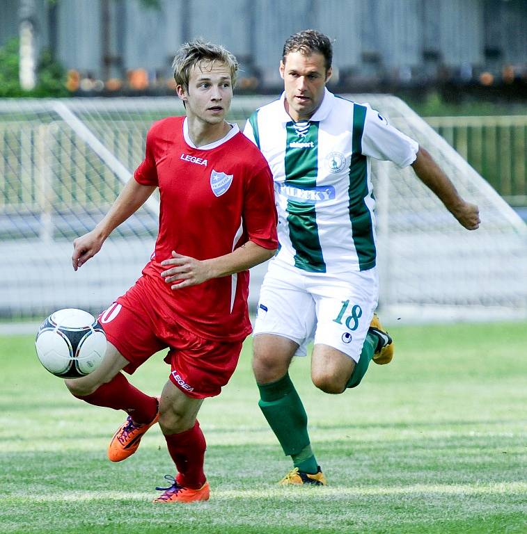 Hvězda Cheb nestačila v pohárovém střetnutí na třetiligový tým Bohemians Praha