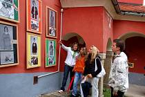 Studenti mariánskolázeňské fotografického učiliště na Chebských dvorcích