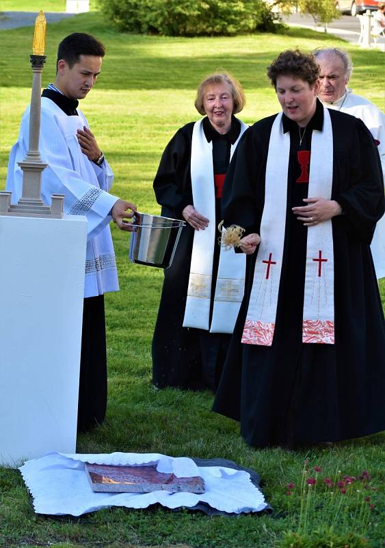 V centru Mariánských Lázní bude stát děkovný sloup