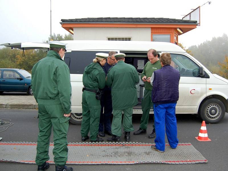 Kontrolní akce českých a německých policistů u Aše