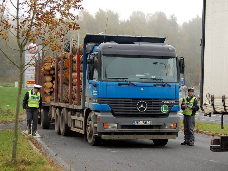 Kontrolní akce českých a německých policistů u Aše