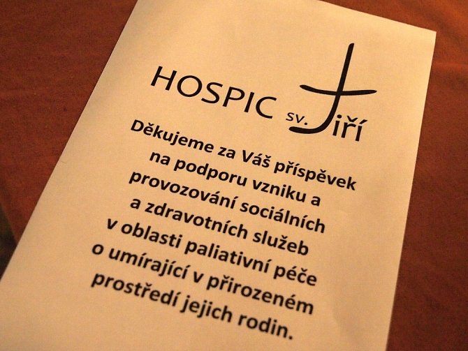 Adventní koncert pro Hospic sv. Jiří se konal v chebském kostele sv. Mikuláše. 