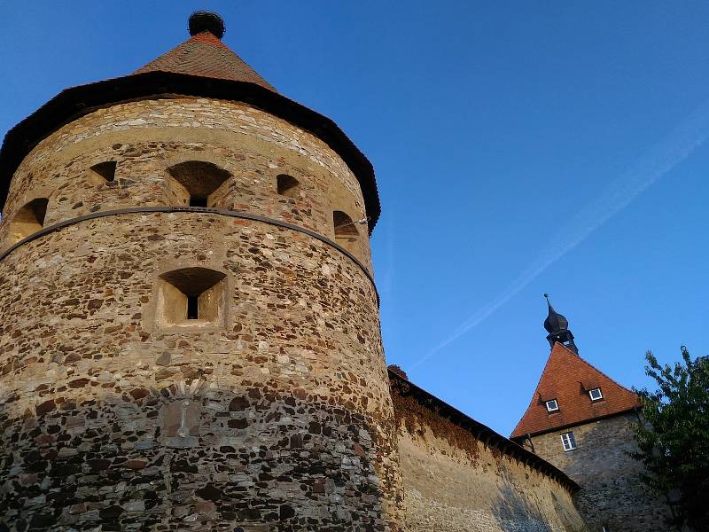 Hrad Hohenberg v Německu, zhruba 10 kilometrů od Chebu, patří k nejnavštěvovanějším památkám.