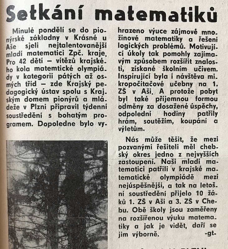 Chebský Hraničář z 27. června 1989.