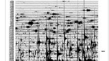 SEISMOGRAM ze seismické stanice v Chlumu Svaté Maří jasně ukazuje, jakým způsobem zemětřesný roj pod Karlovarským krajem postupoval.