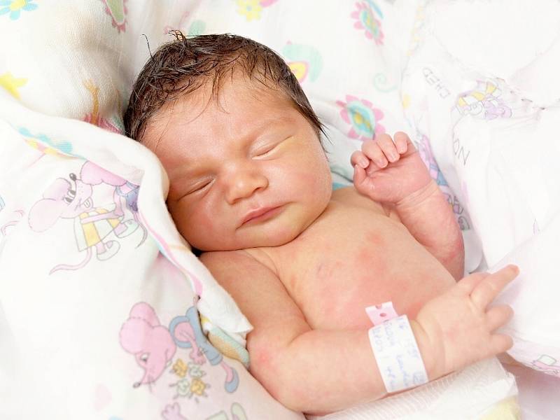 KAROLÍNA KOTKOVÁ přišla na svět v chebské porodnici v pátek 15. srpna v 15.55 hodin. Při narození vážila 3 280 gramů a měřila 48 centimetrů. Maminka Petra a tatínek Jan se těší z malé Karolínky doma v Sokolově.