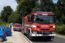 Ze zásahu hasičů v Karlovarském kraji.