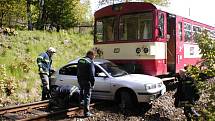 Před několika lety došlo k tragické dopravní nehodě na železničním přejezdu u Hazlova na Chebsku