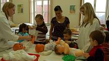 Děti z chebských školek se zúčastnily Dne zdraví ve Střední zdravotnické škole v Chebu