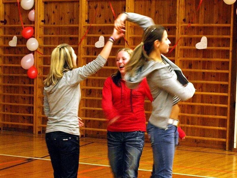 Valentýnská party studentů chebského gymnázia