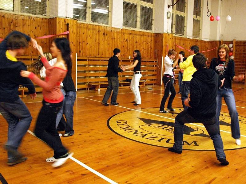 Valentýnská party studentů chebského gymnázia