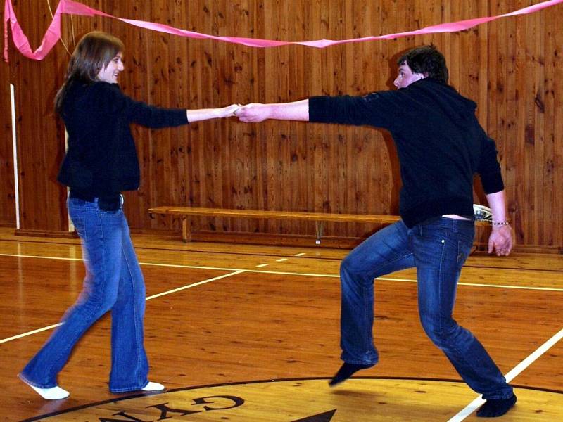 Valentýnská party studentů chebského gymnázia