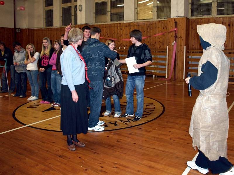 Valentýnská party studentů chebského gymnázia