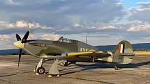Hawker Hurricane Mk. IV na leteckém dni v Chebu
