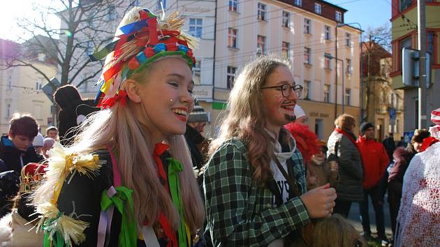 Masopust se v Mariánských Lázních konal po dlouhých letech. Foto: Elena Sorokina