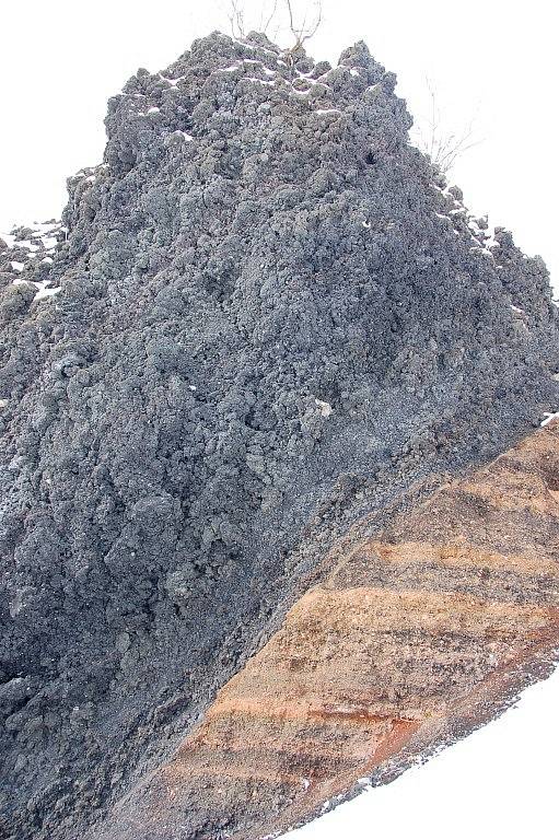 Vyhaslá sopka Železná hůrka u Chebu. 