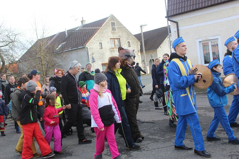 Masopust ve Velké Hleďsebi.