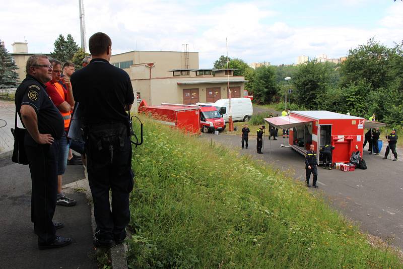 Cvičení záchranných složek se zaměřením na zabránění šíření nebezpečné nákazy