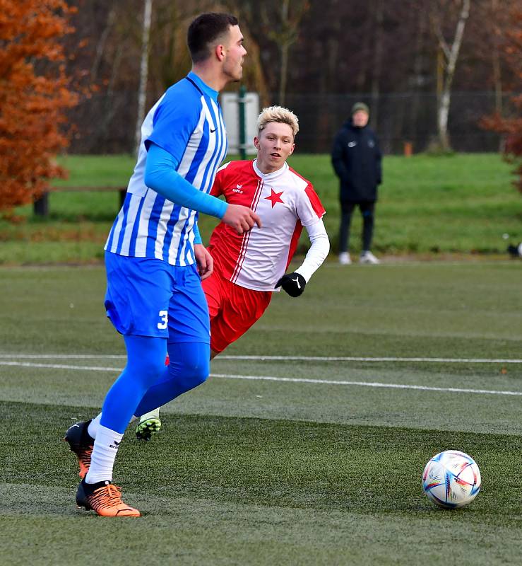 Ostrov udělal vítěznou tečku, porazil mladíky Slavie, slavil výhru 5:2.