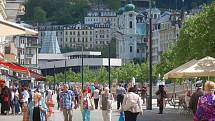 Revitalizace promenádního prostoru Stará Louka (na snímku) získala loni 2. místo za nejlepší stavbu v hodnocení odborné poroty. První místo získala pěší zóna v Chebu.