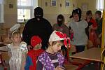 Dětský karneval v toužimské škole.