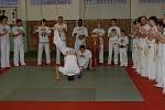 Vyznavači bojového umění capoeira měli o víkendu jedinečnou možnost zacvičit si pod vedením jednoho z nejlepších bojovníků planety. Estacio Ferreira da Silva se sám aktivně zapojil do praktických ukázek tohoto bojového umění