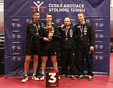 Stolní tenisté Chodova brali v Českém poháru bronz.