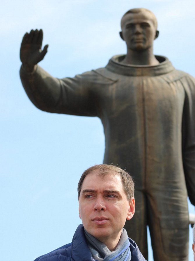 Ruský astronaut Sergej Alexandrovič Volkov.