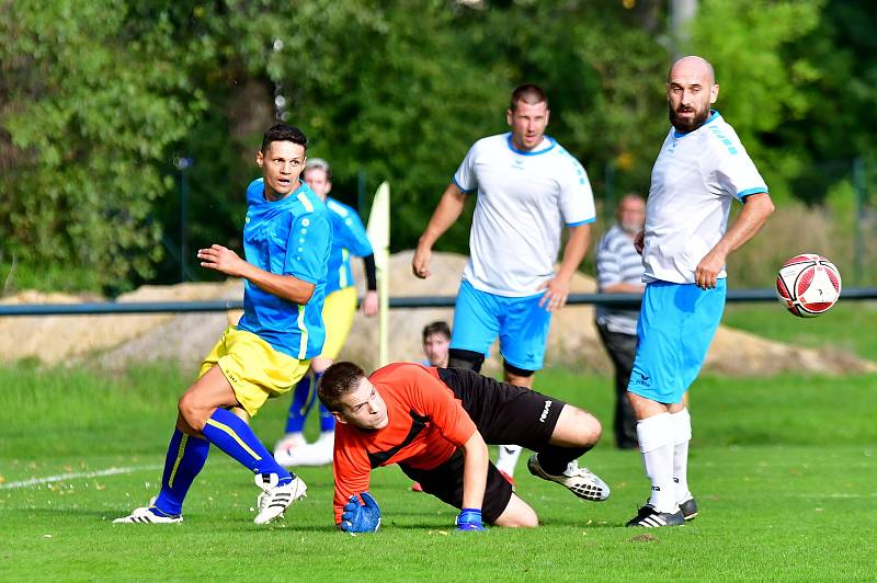 Hattrick dalovického špílmachra Martina Staška vynesl Dalovicím zisk podzimního půlmistra okresního přeboru.