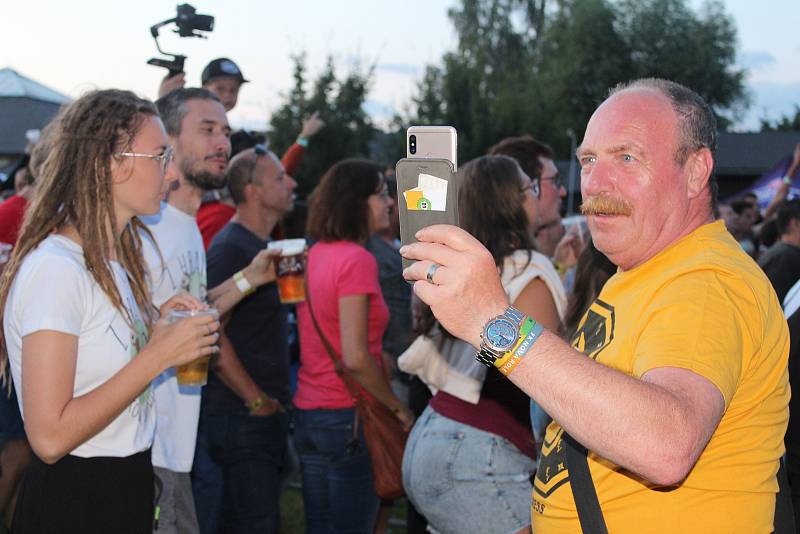 Kapela Wohnout, která koncertovala už podruhé na festivalu Rock In Roll...