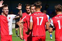 Karlovarská Slavia se představí v sobotu 2. září od 18.00 hodin v Drahovicích, kde vyzve Táborsko. 