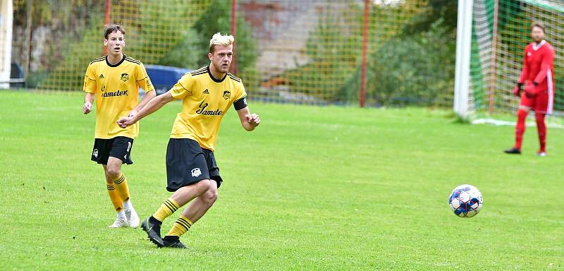 Fotbalisté Kraslic uspěli v souboji s Merklínem, když slavili výhru 6:2.