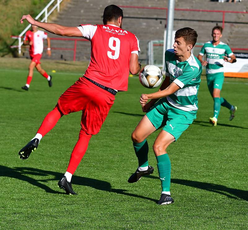 Fotbalisté karlovarské Slavie porazili v prvním kole Fortuna ČFL A rezervu Bohemians 2:0.