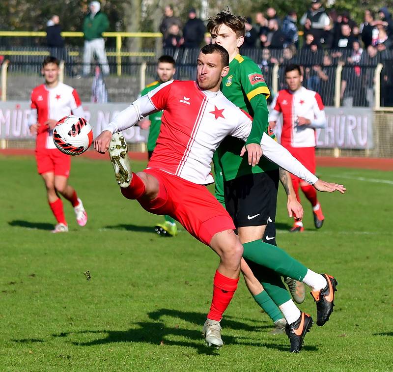 Ve šlágr Fortuna ČFL remizoval Baník Sokolov v krajském derby s karlovarskou Slavií 1:1.