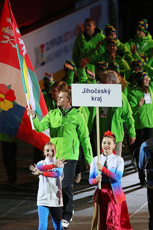 Hry zimní Olympiády dětí a mládeže zahájení KV Aréna