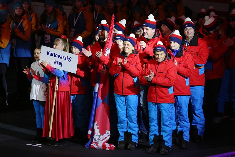 Olympiáda dětí a mládeže zahájení KV Aréna