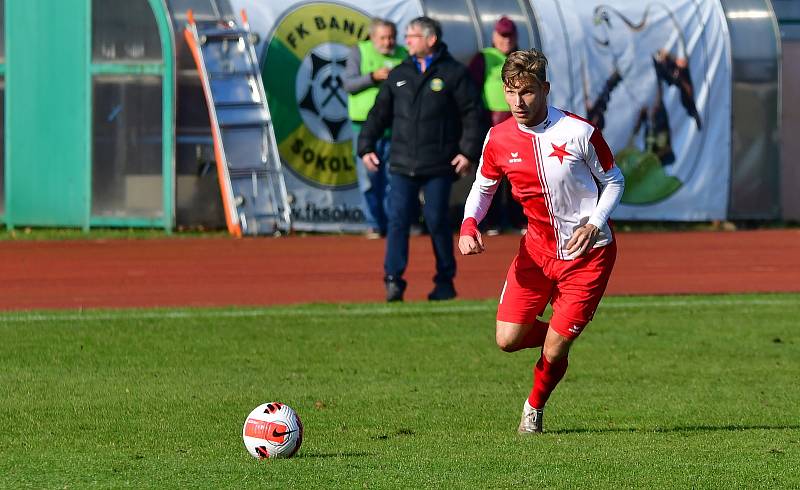 Ve šlágr Fortuna ČFL remizoval Baník Sokolov v krajském derby s karlovarskou Slavií 1:1.