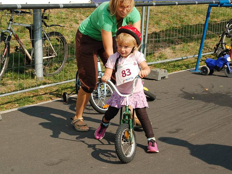 Karlovarský triatlon si užívali i malí závodníci.