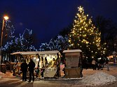 Vánoční strom v Karlových Varech