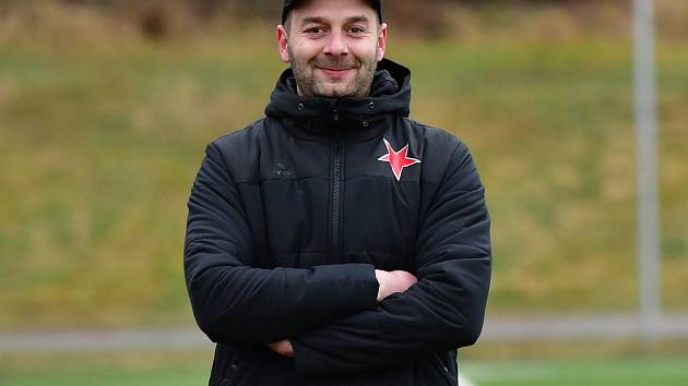 Marian Štycha, trenér FC Slavia Karlovy Vary - ženy.