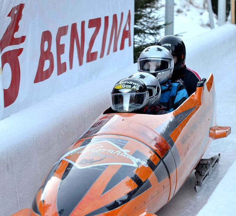 Wintersport Altenberg - ledový kanál.